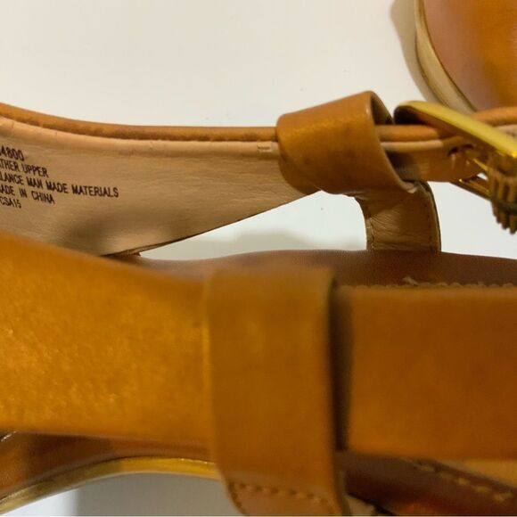 Sofft Womens Sandals Size 6.5 Open Toe Slingback Career Comfort Shoes Heels Tan - Picture 12 of 13